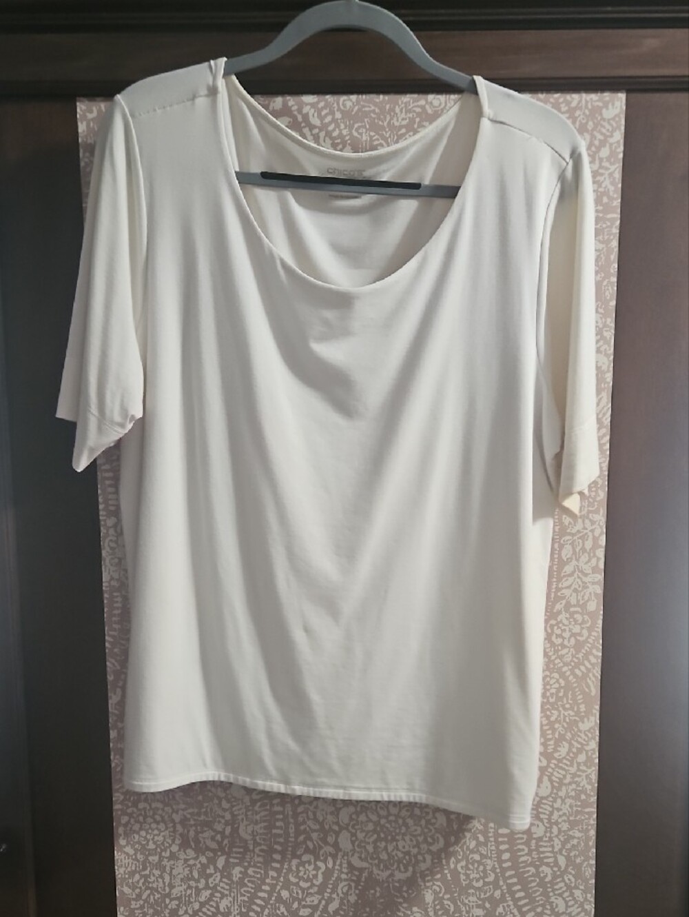 3 For $10 Chico's  White Short-Sleeve Scoop Neck T shirt